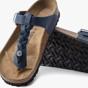 Birkenstock Gizeh Braided Oiled Leather Sandals